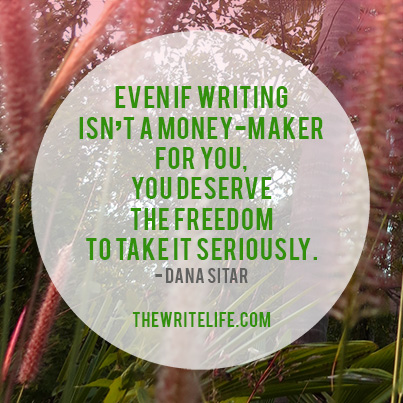 when writing isn't a money maker